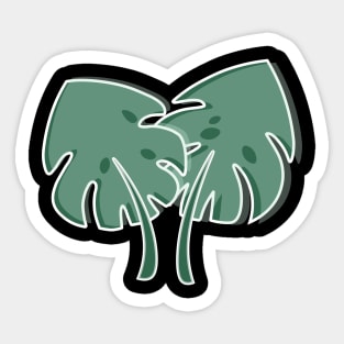 Monstera Leaves Sticker